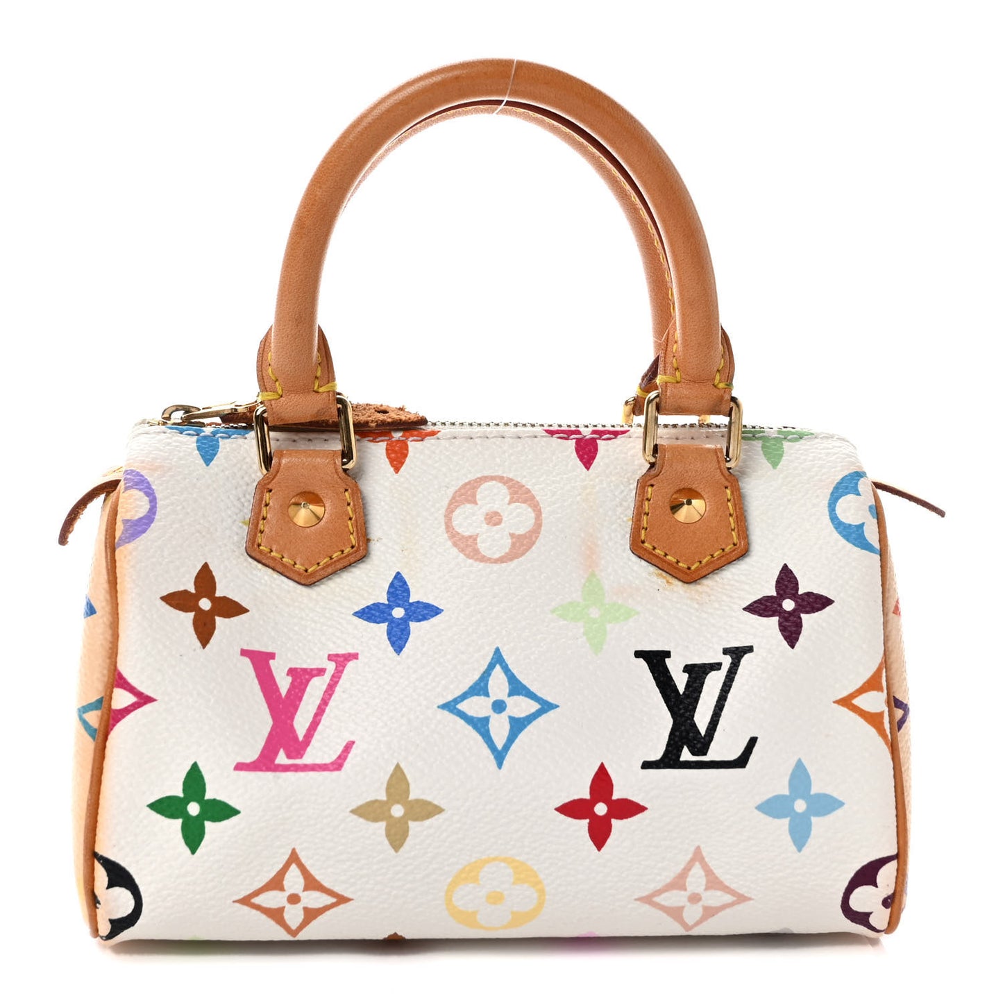 Monogram Multicolor Mini Sac HL Speedy White