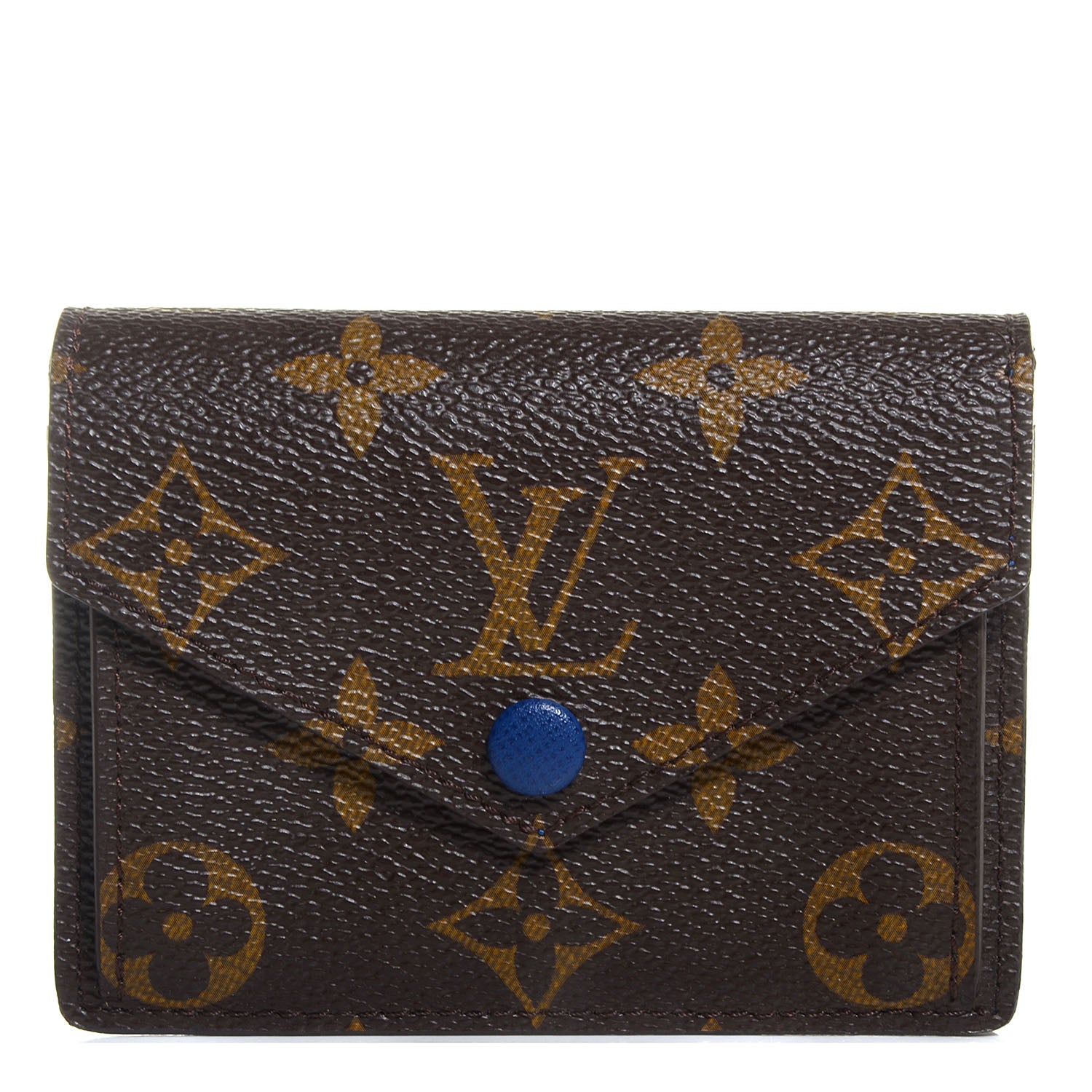 Louis Vuitton Monogram Compact Marie Wallet Blue 1 of 7