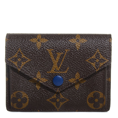 Louis Vuitton Monogram Compact Marie Wallet Blue 1 of 7