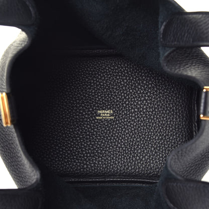 Hermes Taurillon Clemence Picotin Lock 18 PM Black 5 of 8