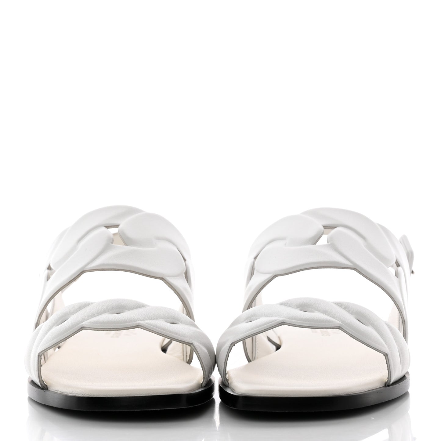 Nappa Womens Grace Sandals 36.5 White