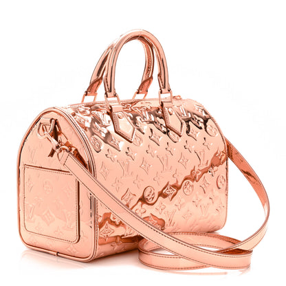 Louis Vuitton Monogram Miroir Speedy Bandouliere 25 Copper 5 of 17