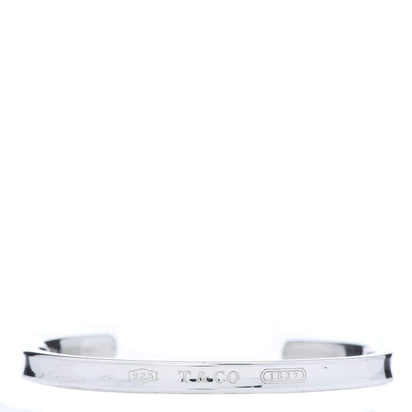 Sterling Silver Narrow 1837 Cuff Bracelet