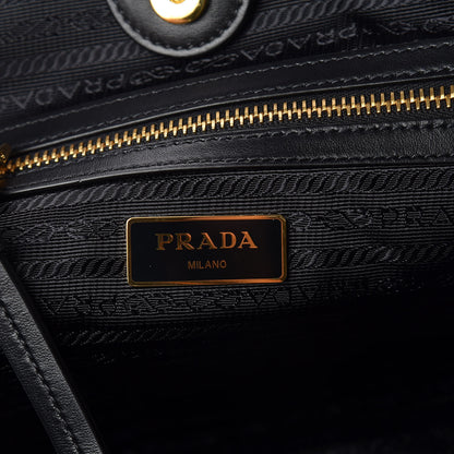 Prada Tessuto Nylon Soft Calf Tote Black 8 of 10