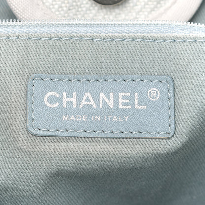 Chanel Canvas Medium Deauville Tote White 5 of 8
