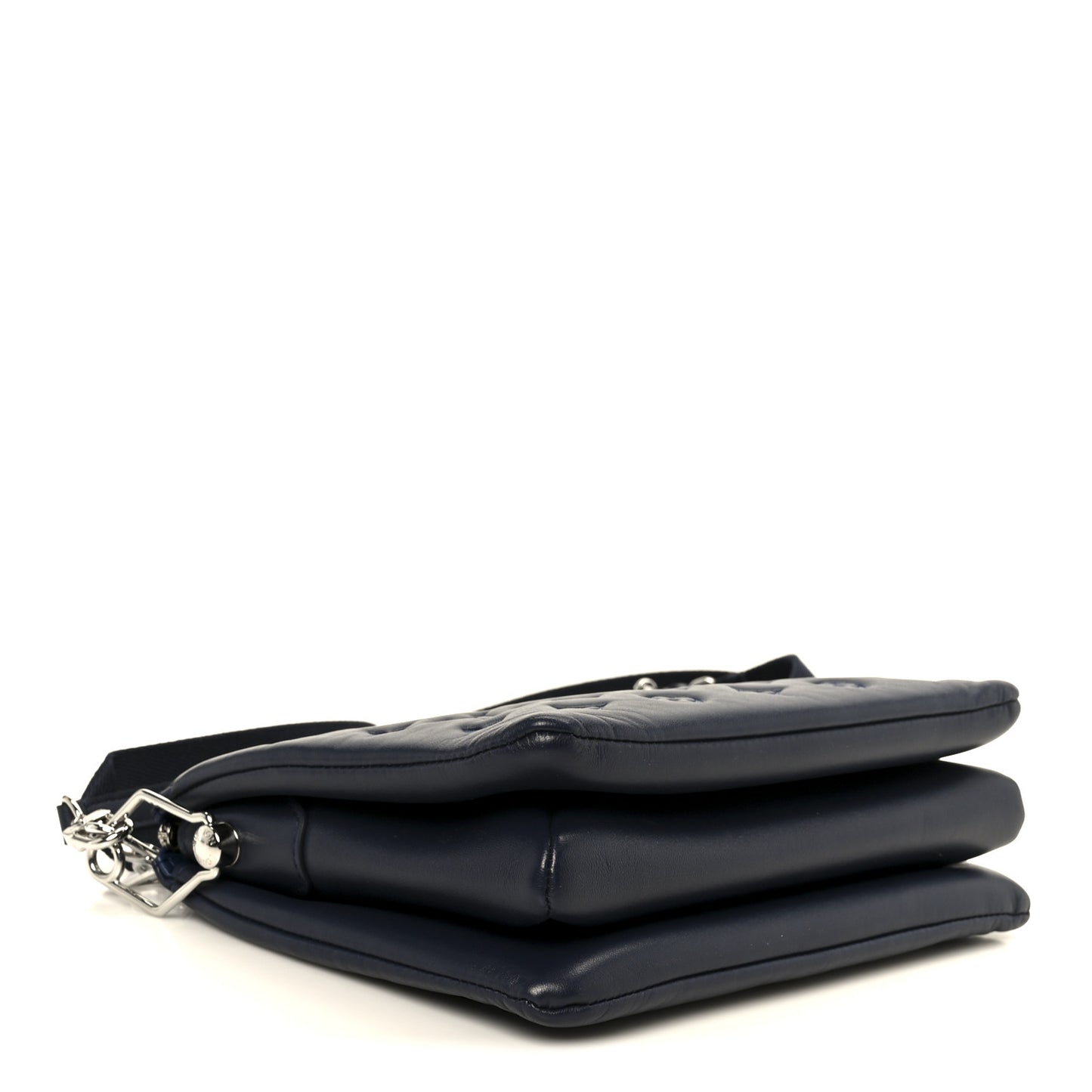 Lambskin Embossed Monogram Coussin PM Navy