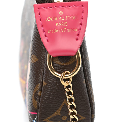 Louis Vuitton Monogram 2020 Christmas Animation Roller Coaster Mini Pochette Accessories Pivoine 6 of 8