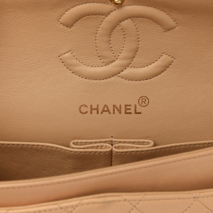 Chanel Lambskin Quilted Small Double Flap Beige 6 of 10