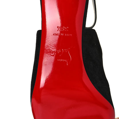 Christian Louboutin Veau Velours Rosas 85 Pumps 38.5 Black 6 of 10