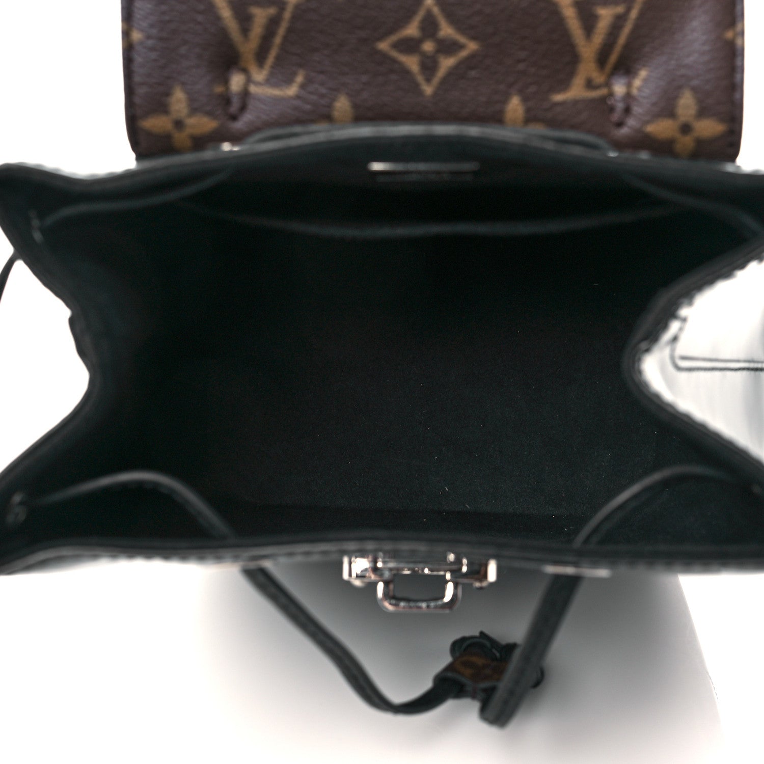Louis Vuitton Patent Monogram Hot Springs Backpack Black 4 of 8