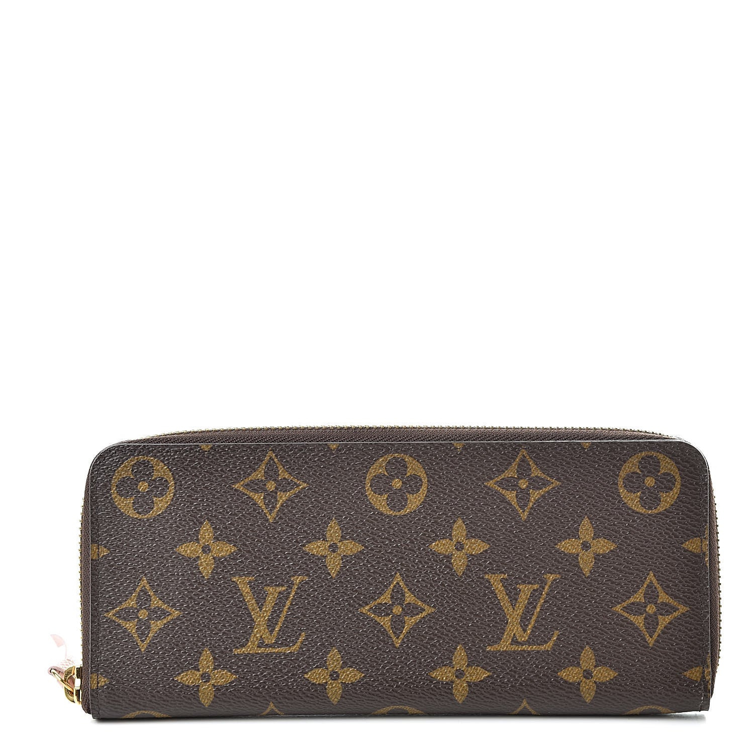 Louis Vuitton Monogram Clemence Wallet Rose Ballerine 1 of 8