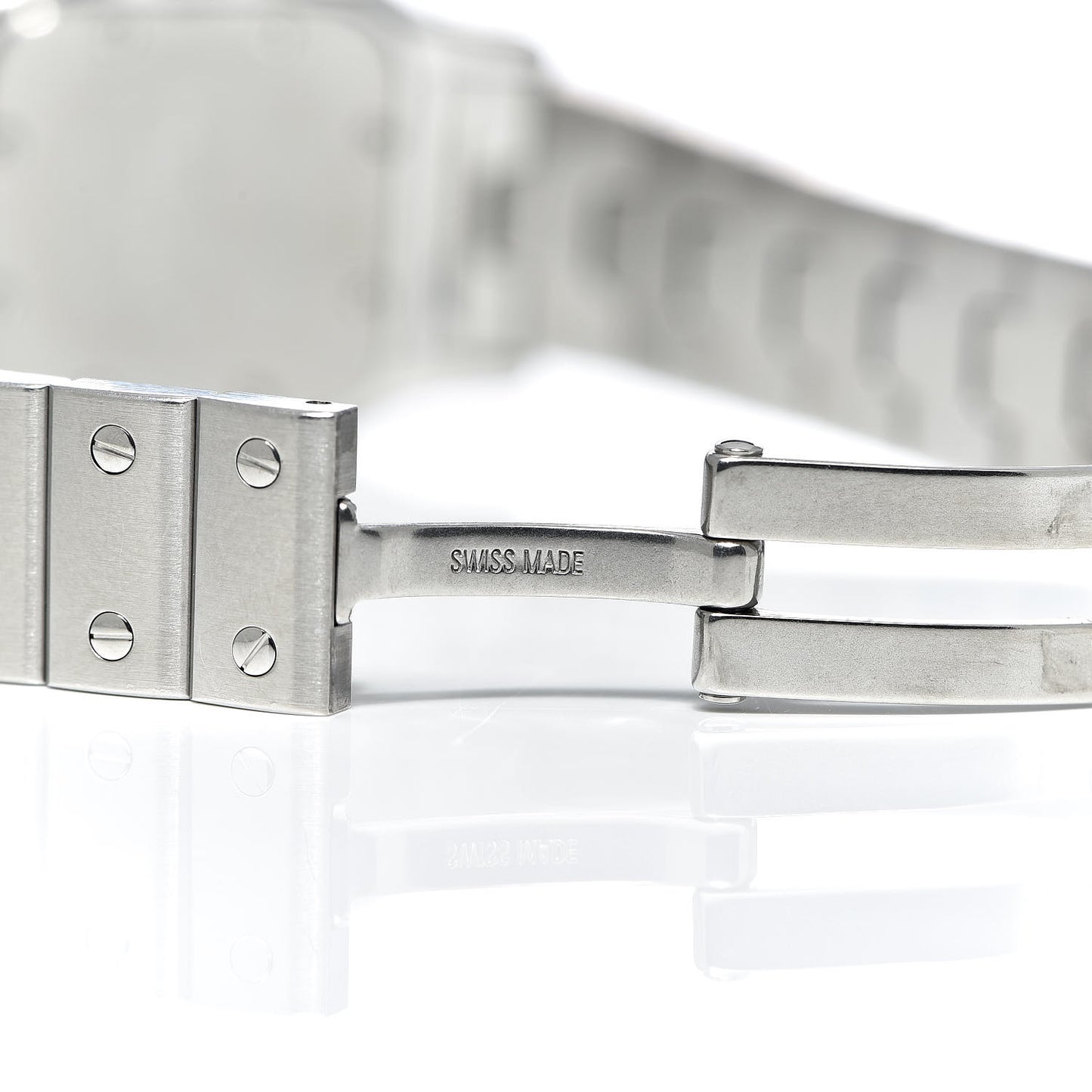 Stainless Steel 24mm Santos de Galbee Quartz Watch