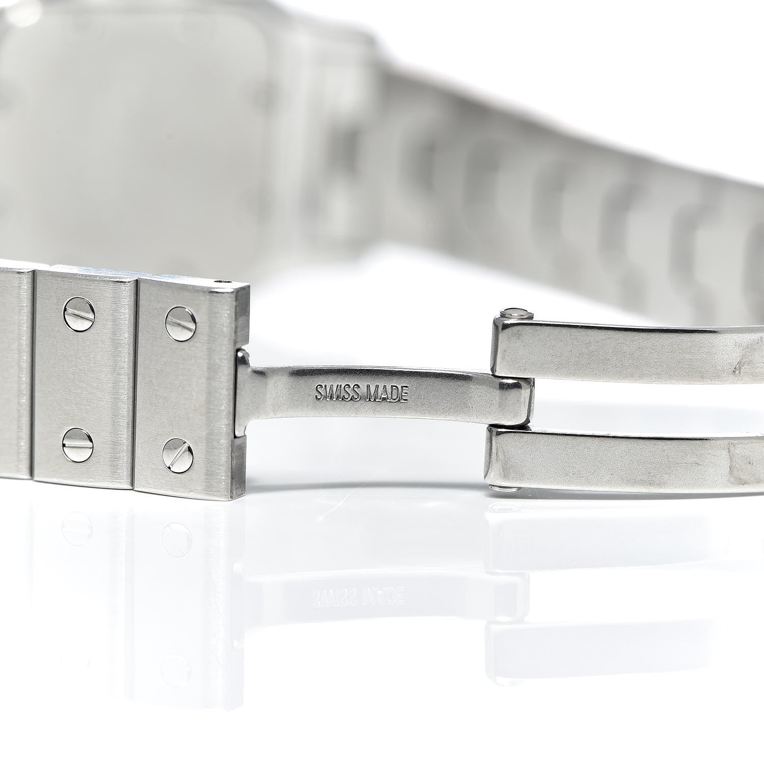 Cartier Stainless Steel 24mm Santos de Galbee Quartz Watch 6 of 8