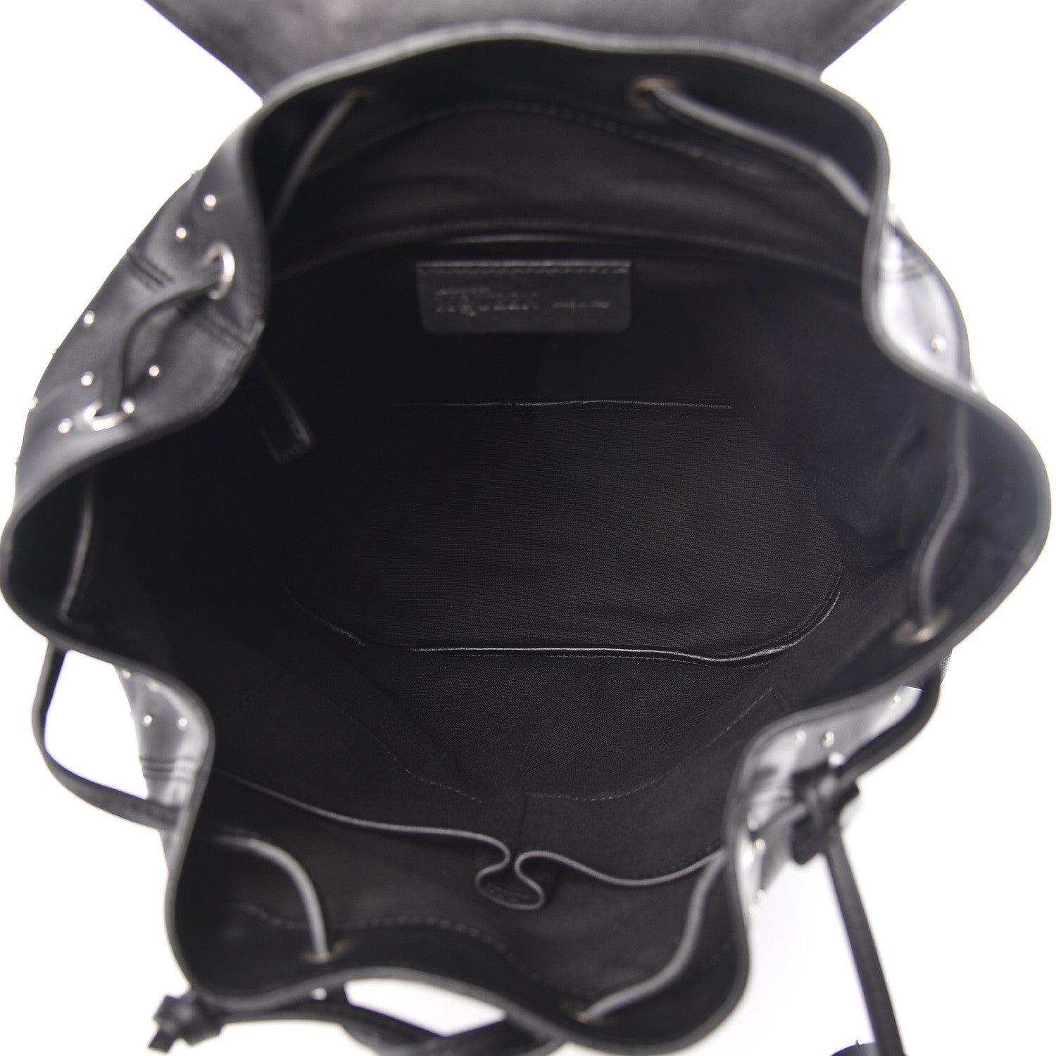 Alexander McQueen Calfskin Studded Padlock Backpack Black 5 of 11