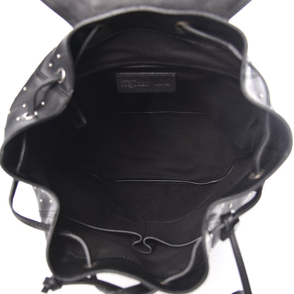 Alexander McQueen Calfskin Studded Padlock Backpack Black 5 of 11