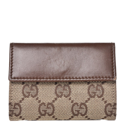 Gucci Monogram Coin Purse Brown 1 of 7