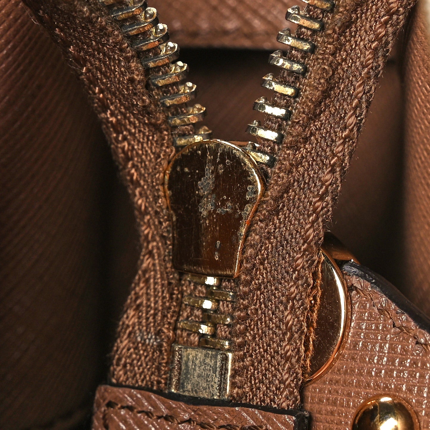 Printed Calfskin Briana Tote Tabac