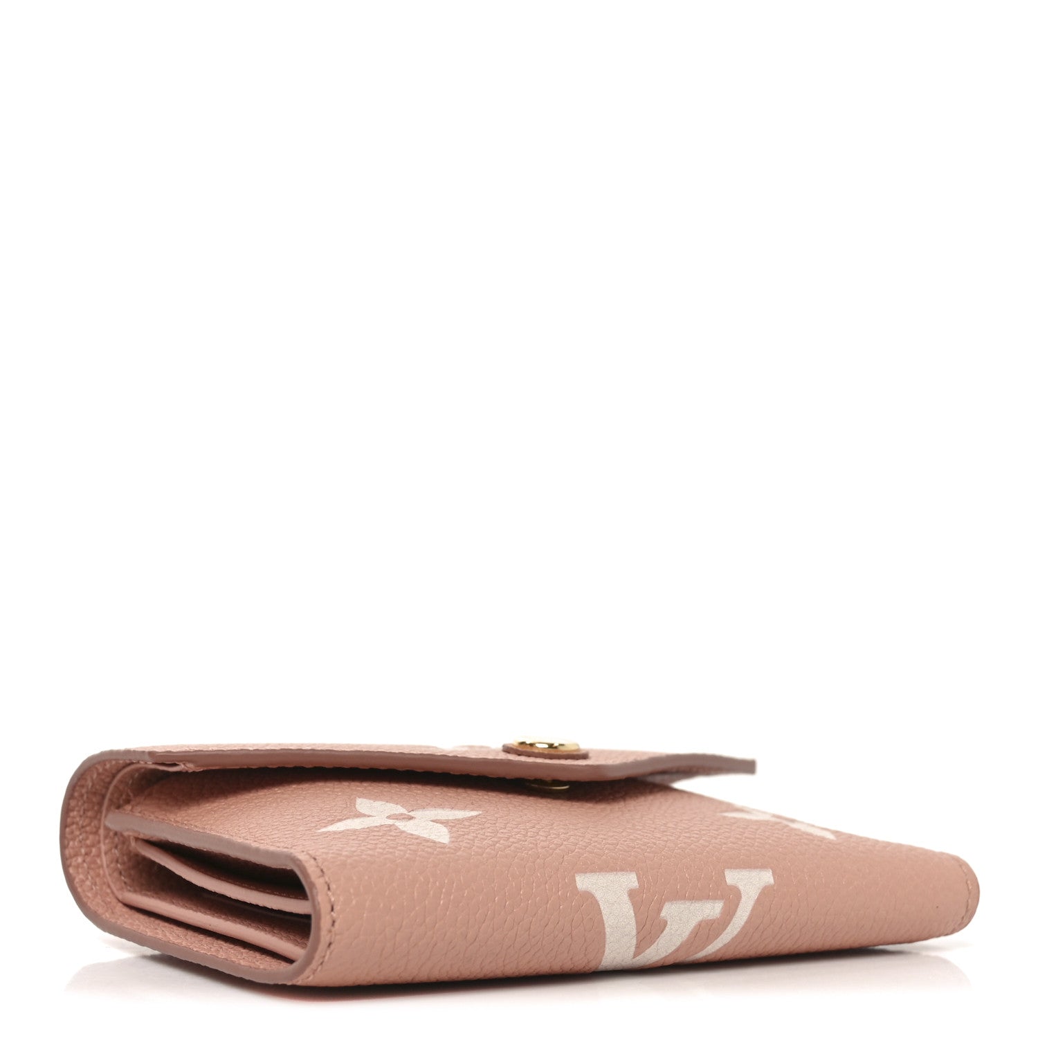 Louis Vuitton Empreinte Monogram Giant Victorine Wallet Rose Trianon Creme 4 of 6