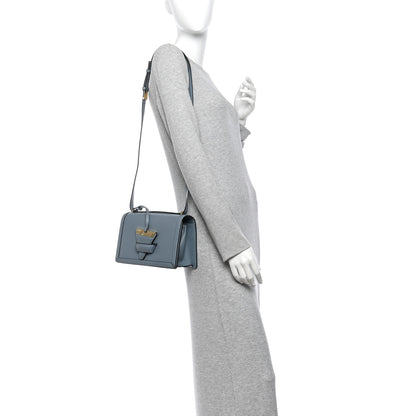 Loewe Calfskin Medium Barcelona Shoulder Bag Stone Blue 2 of 12