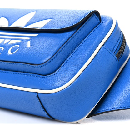 Gucci X ADIDAS Textured Dollar Calfskin Belt Bag Blue 9 of 9
