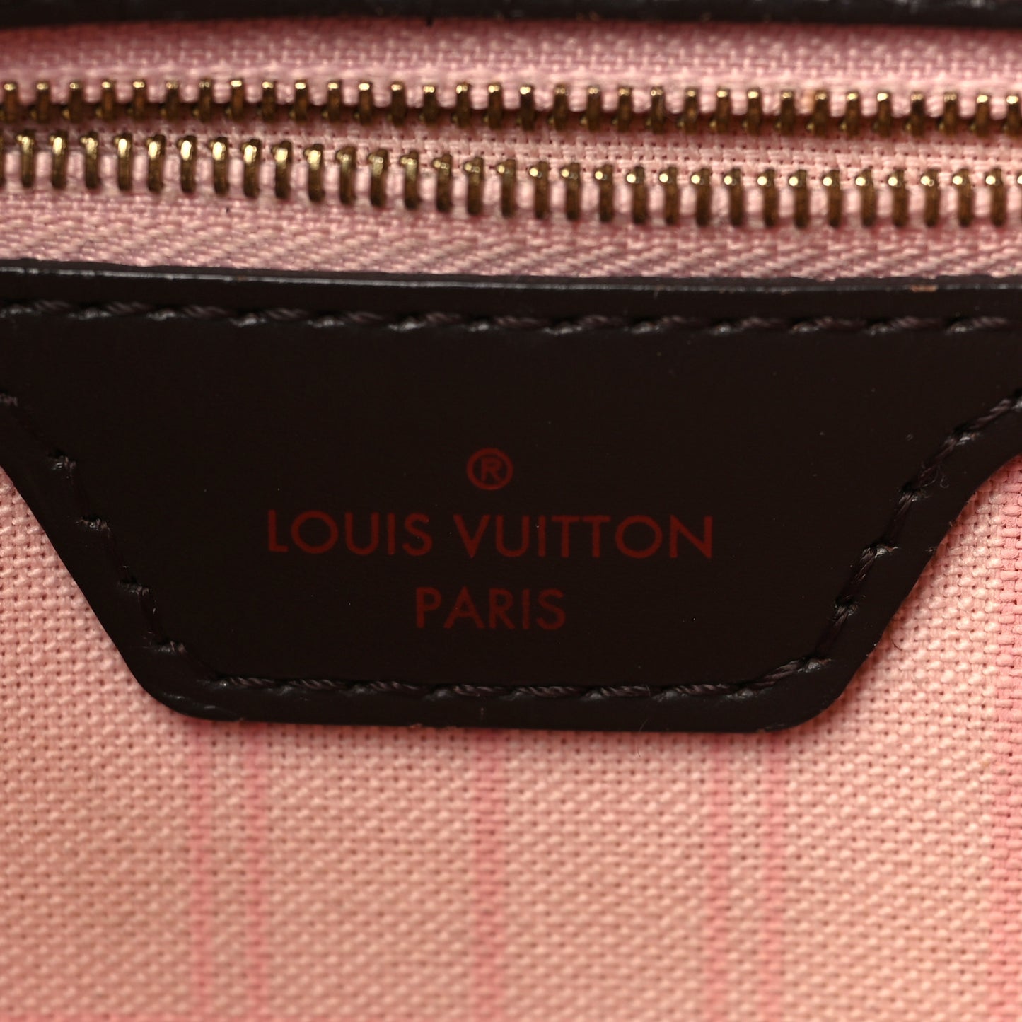 Damier Ebene Neo Neverfull MM Rose Ballerine