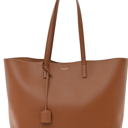Saint Laurent Calfskin Large Shopping Tote Dark Tan 9 of 12