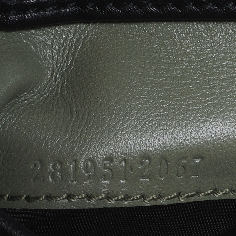 Microguccissima Mens Bi-Fold Wallet Black