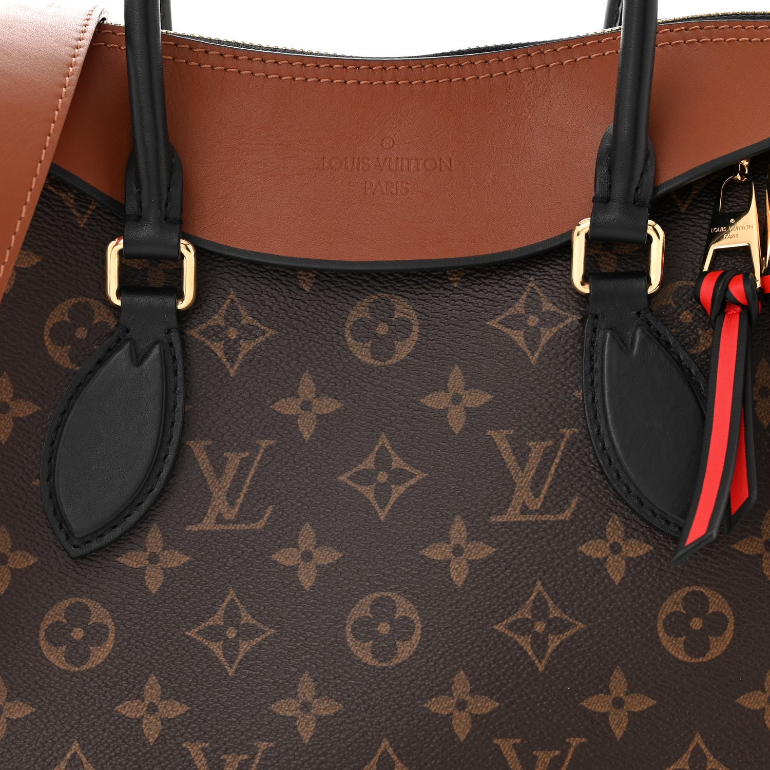 Louis Vuitton Monogram Tuileries Caramel Rouge 7 of 9