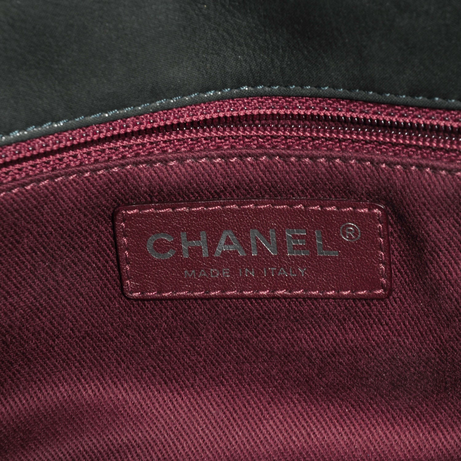 Chanel Iridescent Calfskin In The Mix Medium Flap Dark Green 9 of 10