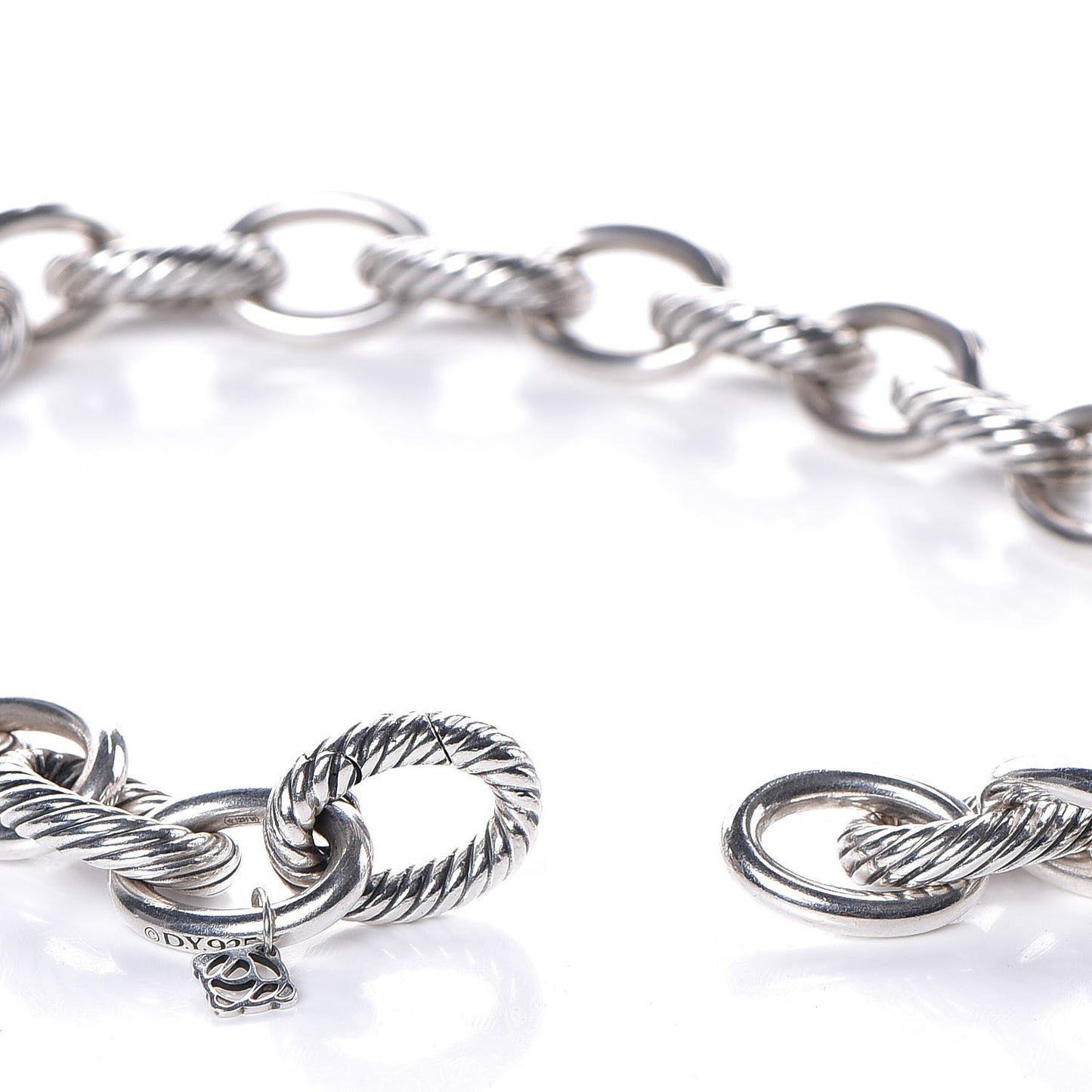 Sterling Silver 16mm Large Oval Link Necklace