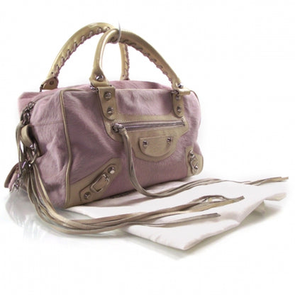 Balenciaga Pony Hair City Box Bag Pink 3 of 8