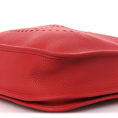 Hermes Taurillon Clemence Evelyne III PM Rouge Tomate 10 of 13