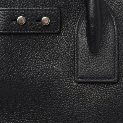 Saint Laurent Grained Calfskin Small Supple Sac De Jour Black 14 of 15