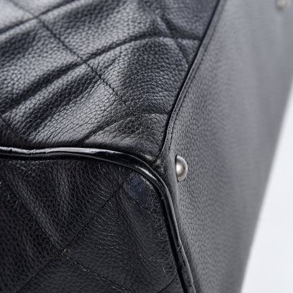 Chanel Caviar Patent Large Bowler Black 15 of 16