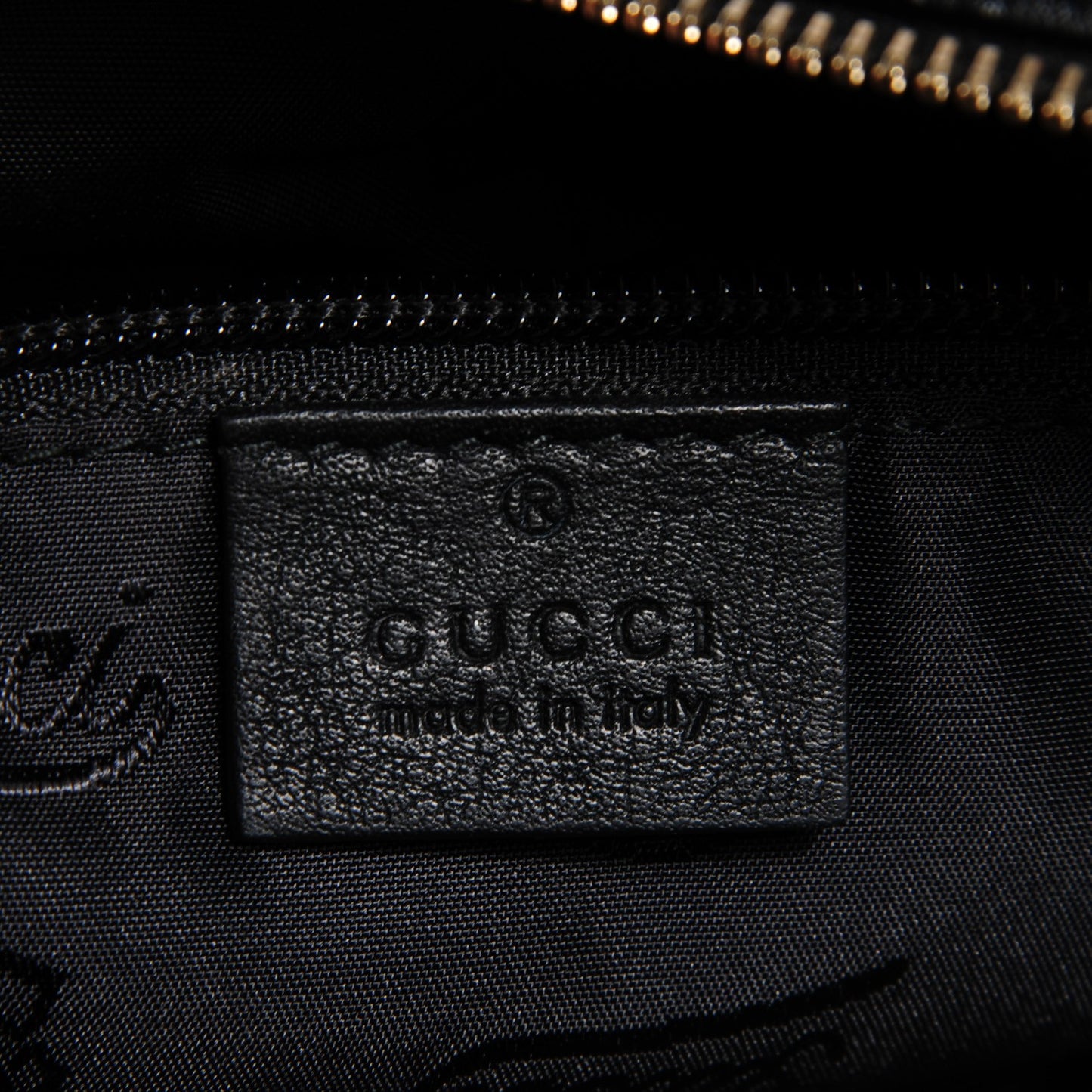 Guccissima Medium Shoulder Bag Black