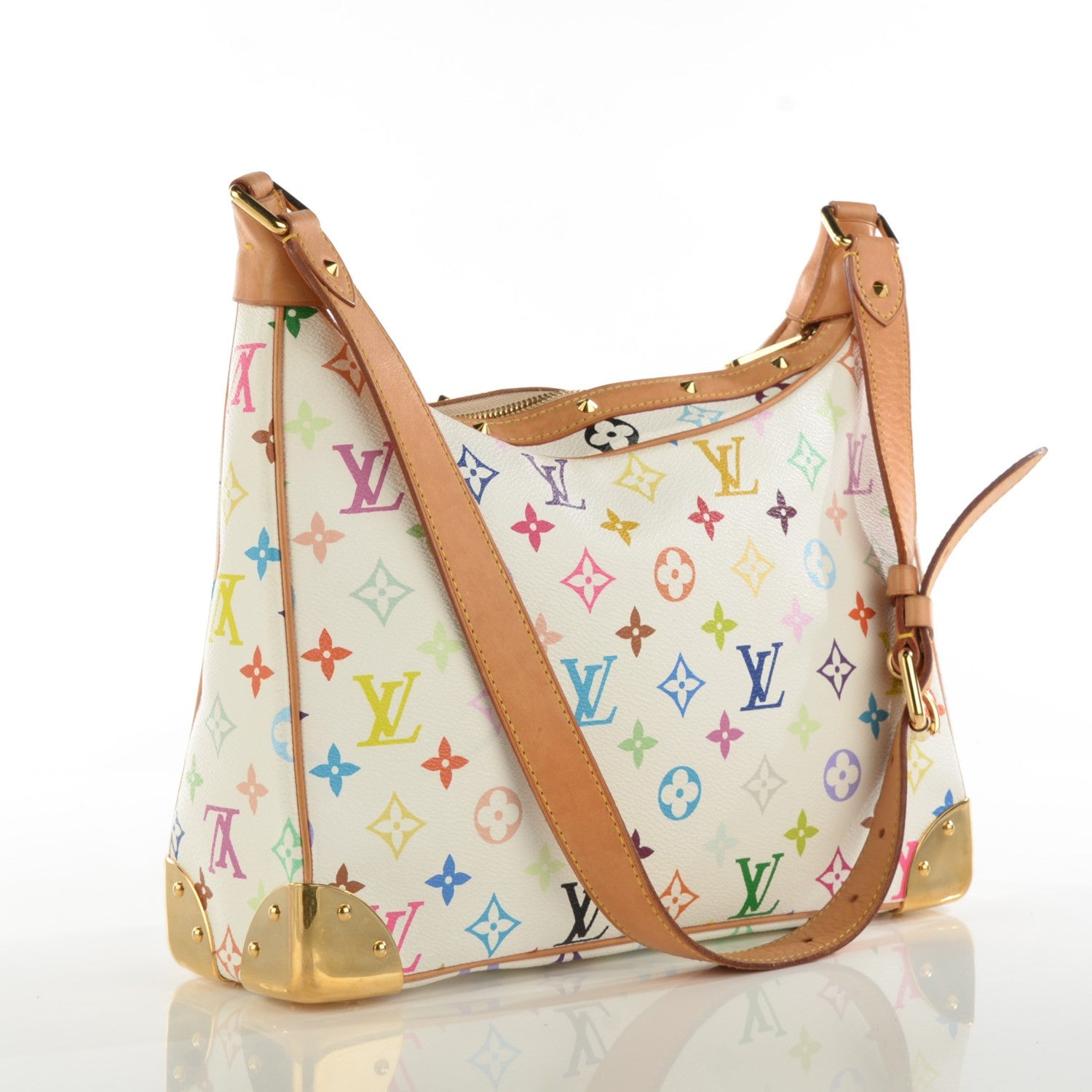 Louis Vuitton Monogram Multicolor Boulogne White 3 of 7