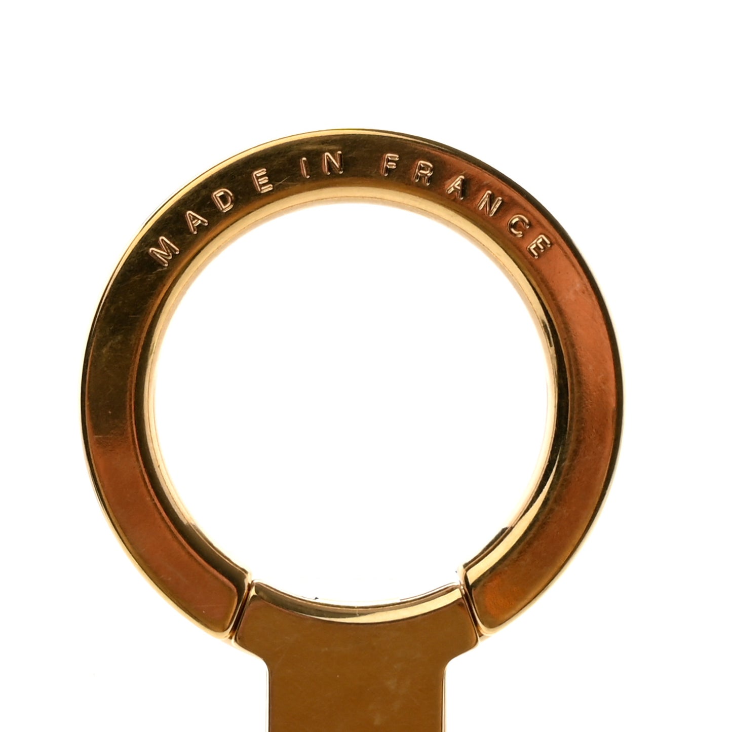 Metal Pochette Extender Key Ring Chain Gold