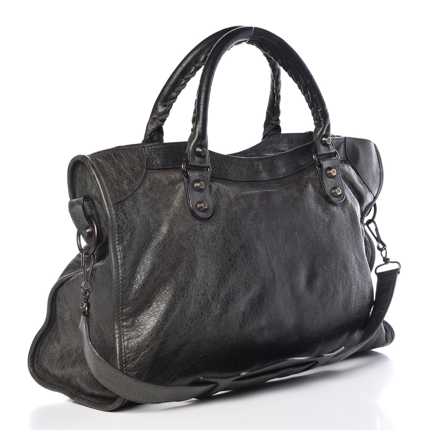 Balenciaga Agneau Classic Hardware City Anthracite 4 of 13