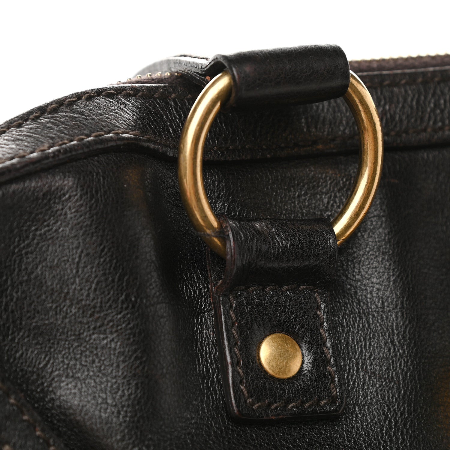 Saint Laurent Calfskin Oversized Muse Brown 13 of 16