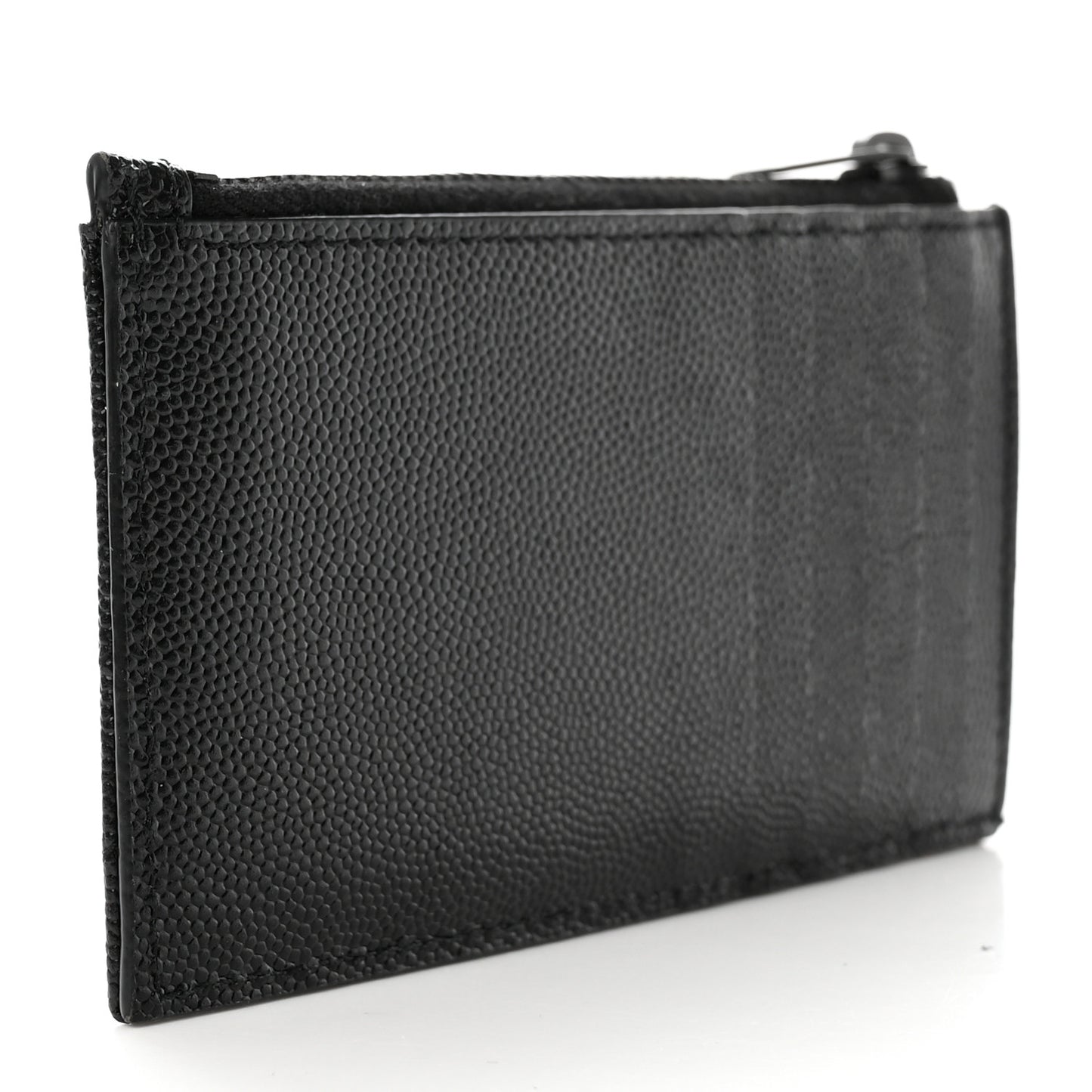 Monogram Grain de Poudre 5 Fragments Zip Pouch Card Holder Black