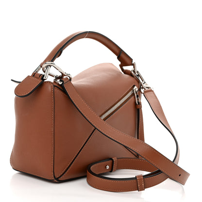 Loewe Calfskin Small Puzzle Bag Tan 3 of 11