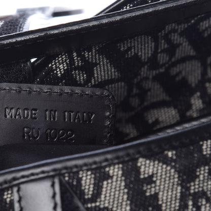 Christian Dior Monogram Double Saddle Bag Black 7 of 10