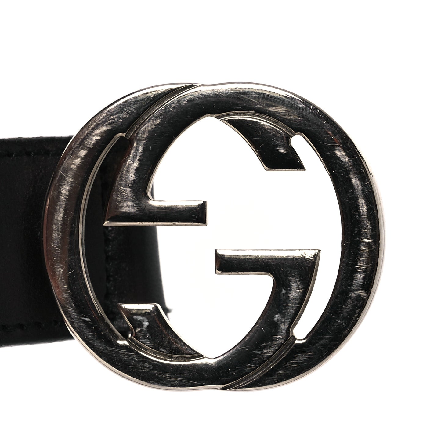 Calfskin Interlocking G Belt 85 34 Black