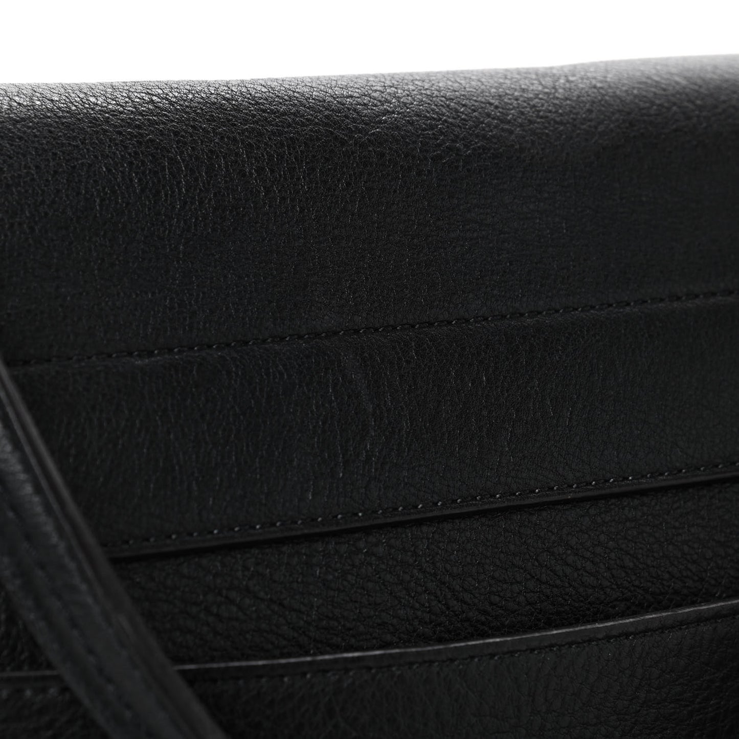 Calfskin Medium Faye Day Shoulder Bag Black