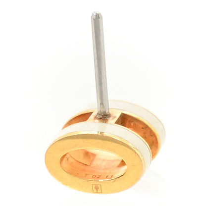 Hermes Gold Lacquered Mini Pop H Earrings White 4 of 7