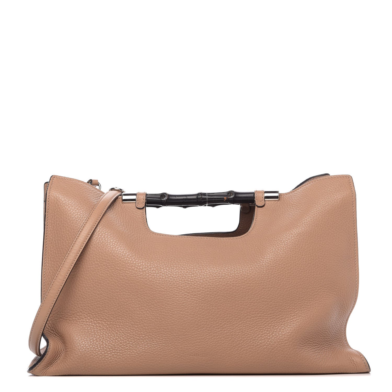 Gucci Calfskin Medium Bamboo Daily Shopper Camelia 1 of 10