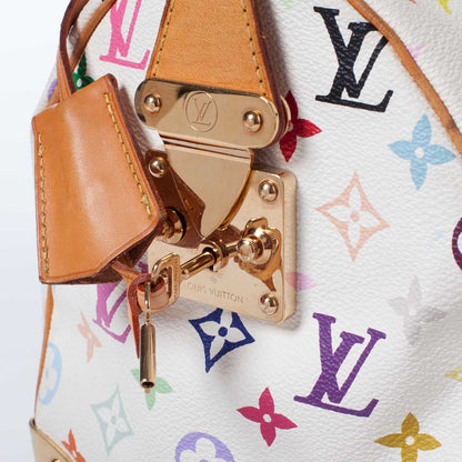 Louis Vuitton Monogram Multicolor Speedy 30 White 8 of 10