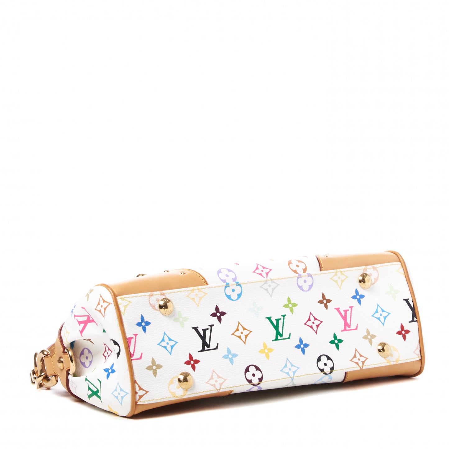 Monogram Multicolor Beverly MM White
