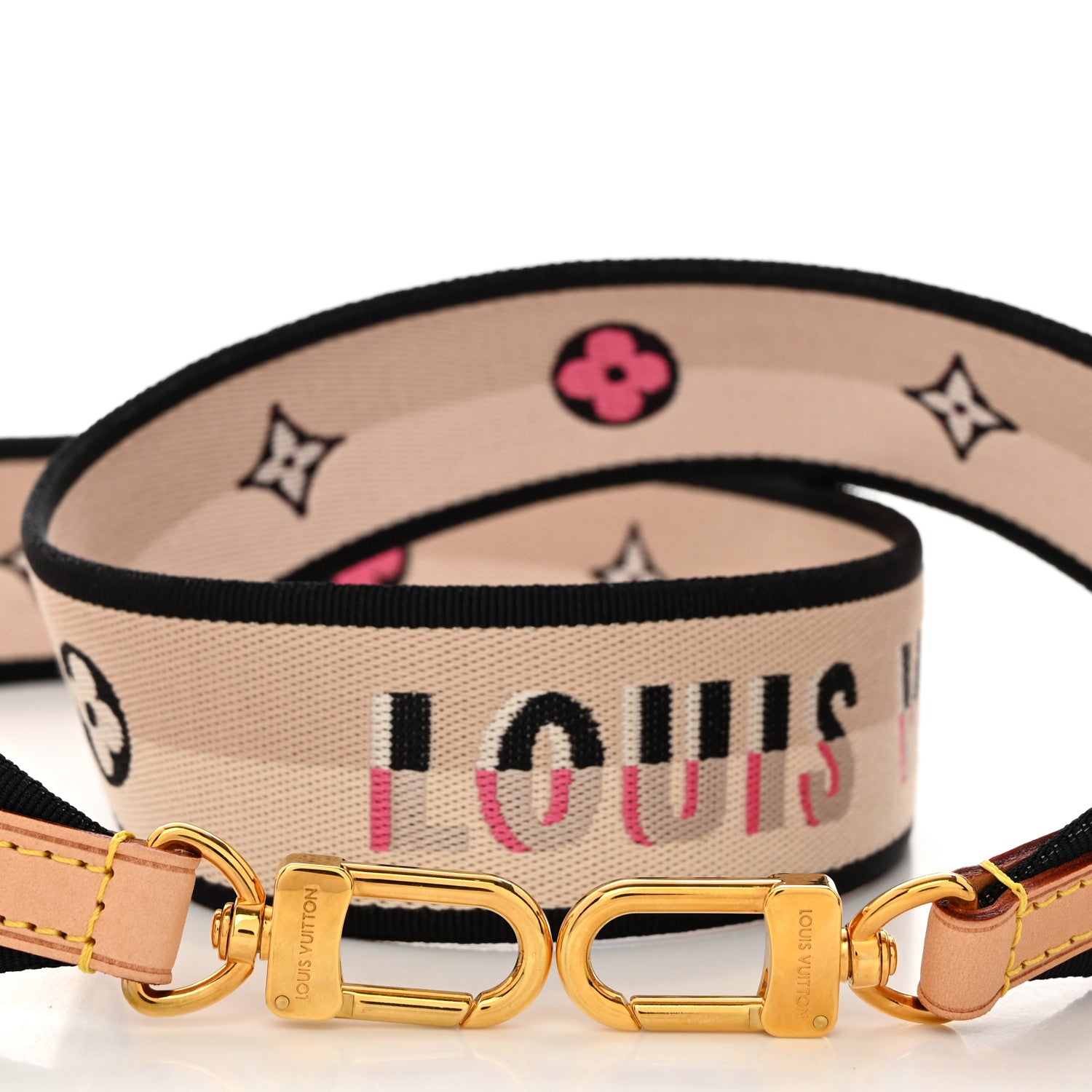 Louis Vuitton Jacquard Speedy Bandouliere 20 Shoulder Strap Black 4 of 4