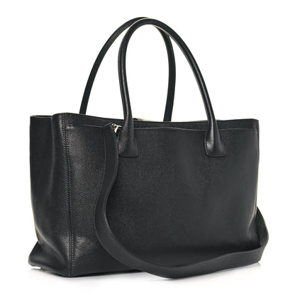 Chanel Calfskin Cerf Executive Shopper Tote Anthracite 3 of 13